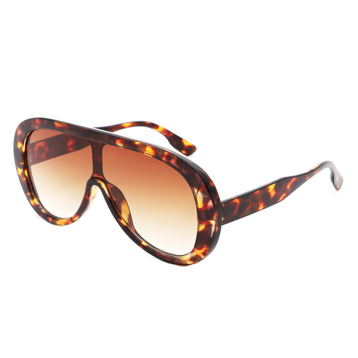Retro Muse Oversized Aviator Sunglasses