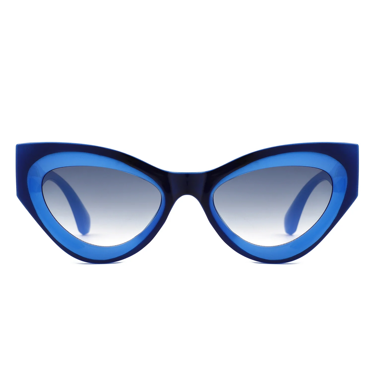 Retro Oversized Cat Eye Statement Sunglasses