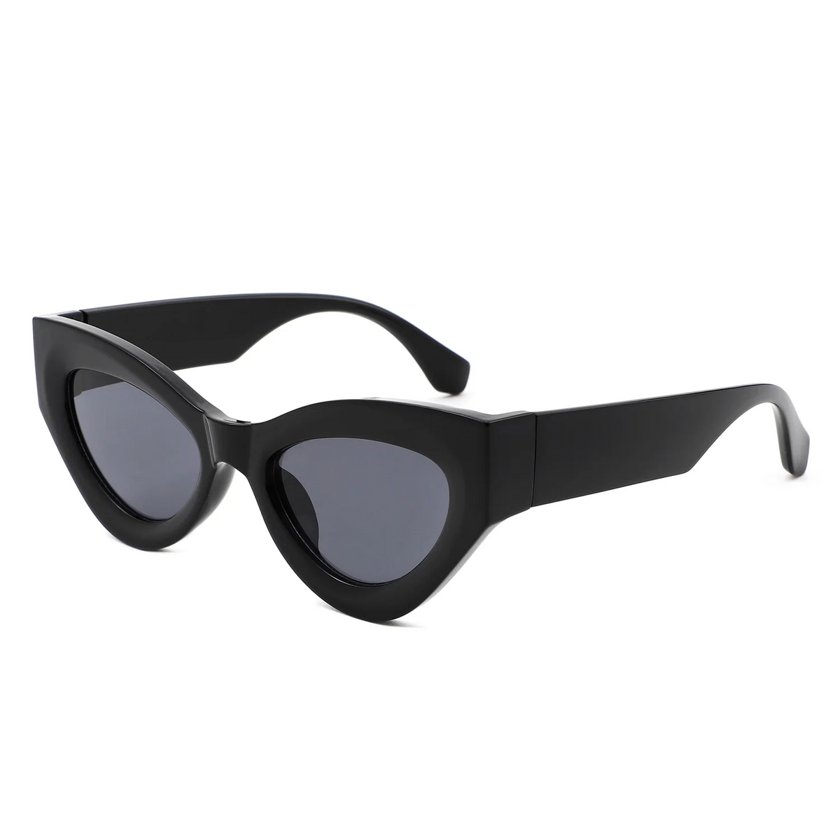 Retro Oversized Cat Eye Statement Sunglasses