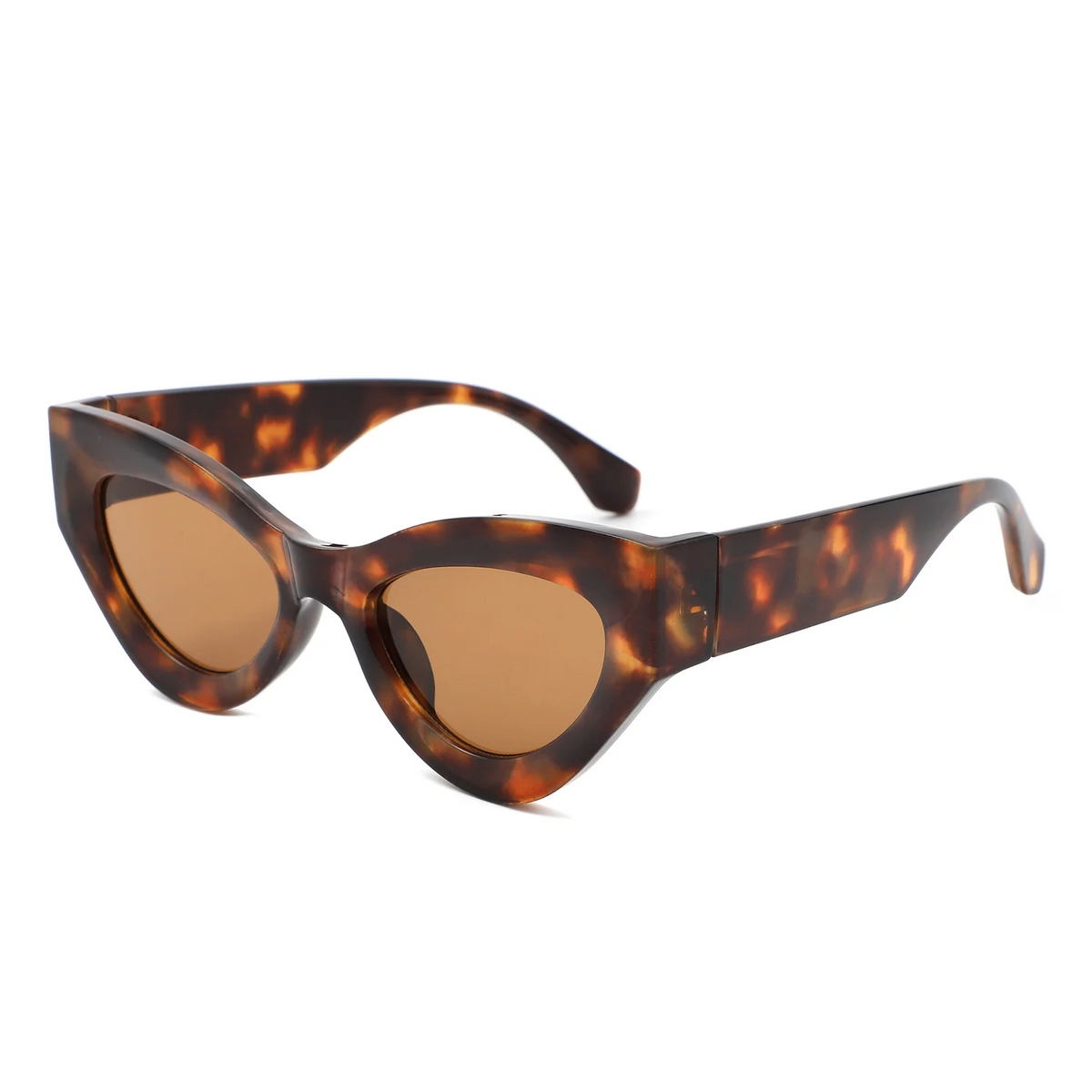 Retro Oversized Cat Eye Statement Sunglasses