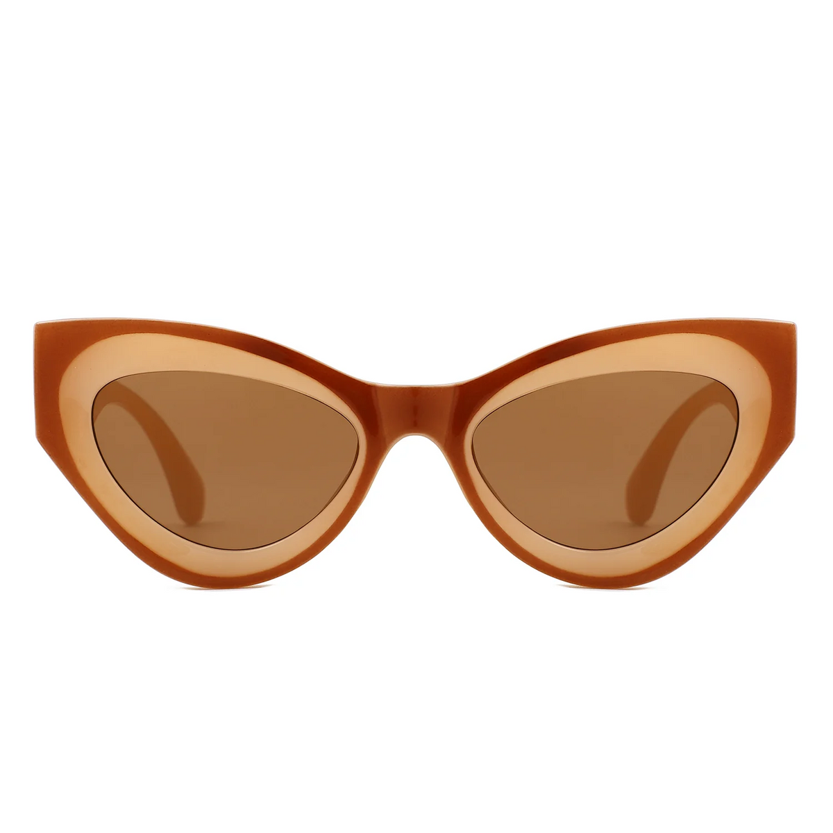 Retro Oversized Cat Eye Statement Sunglasses