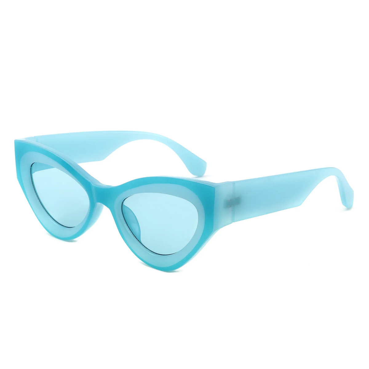 Retro Oversized Cat Eye Statement Sunglasses